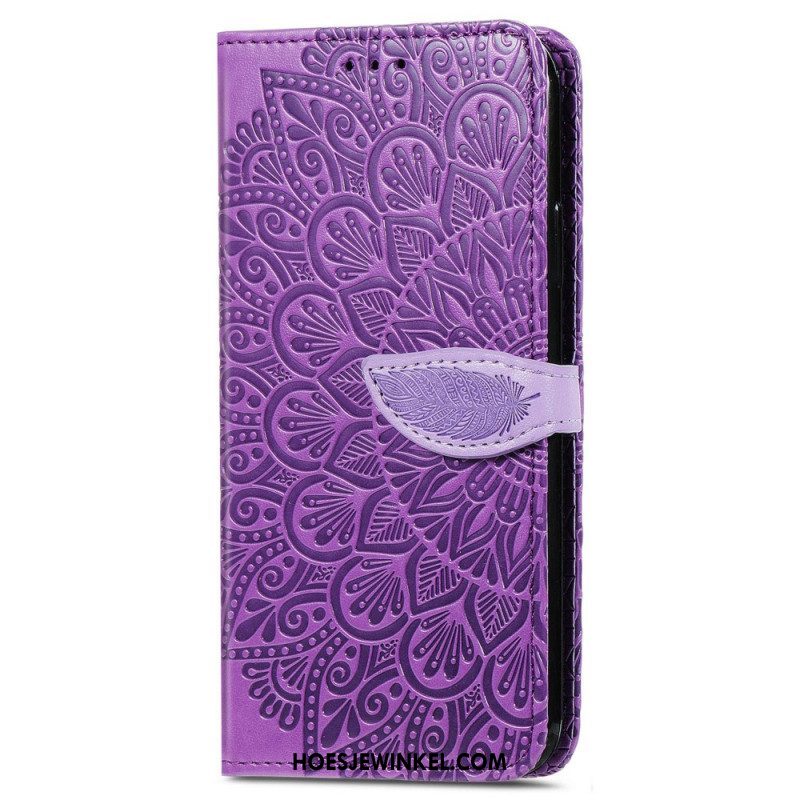 Folio-hoesje voor Samsung Galaxy A13 5G / A04s Schuine Riemsluiting