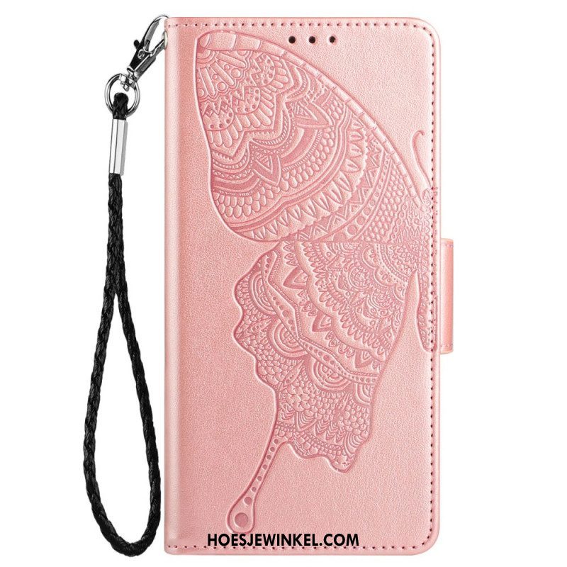 Folio-hoesje voor Samsung Galaxy A13 Met Ketting Patroon Met Bandjes