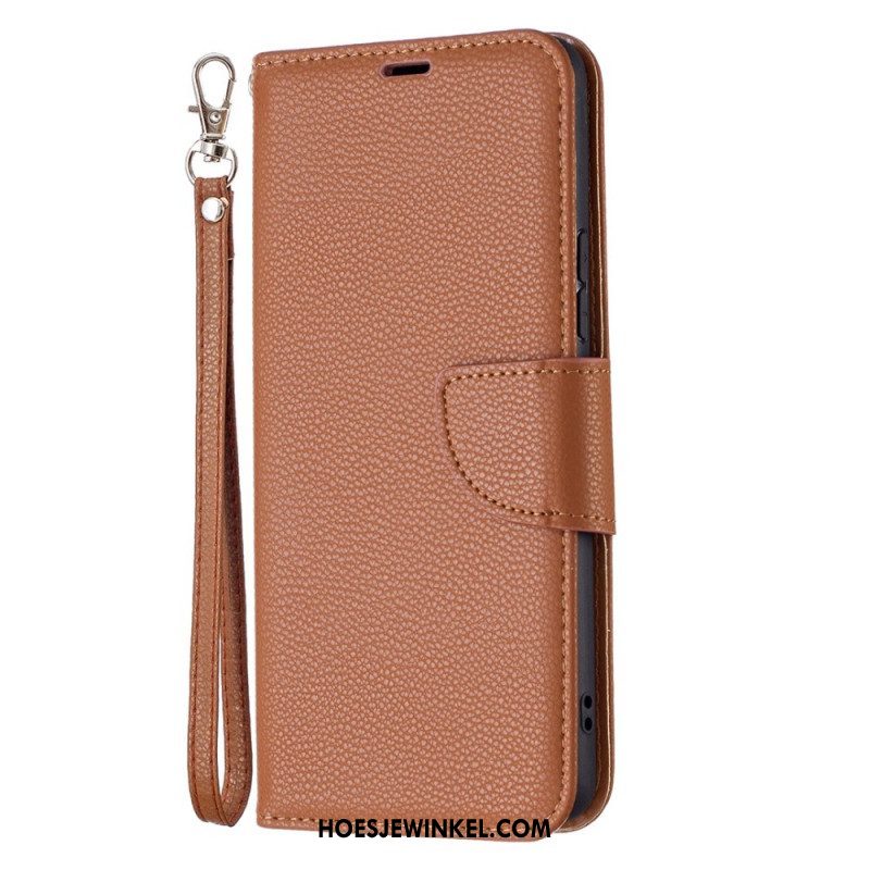 Folio-hoesje voor Samsung Galaxy A53 5G Lychee Schuine Sluiting