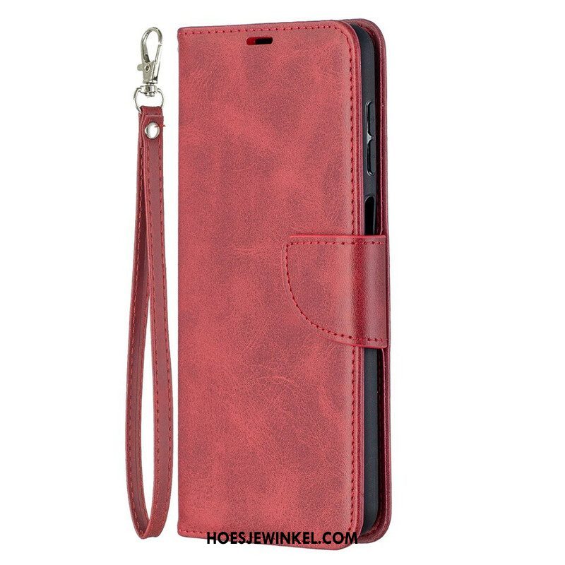 Folio-hoesje voor Samsung Galaxy M12 / A12 Flip Case Gladde Flap Schuin