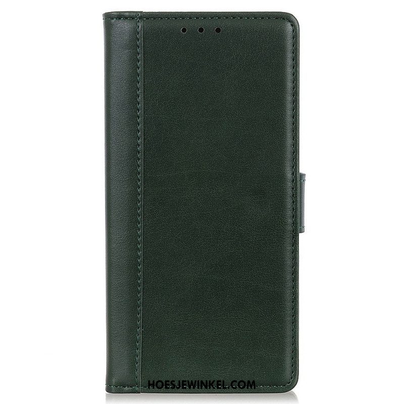 Folio-hoesje voor Samsung Galaxy M23 5G Leren Styling