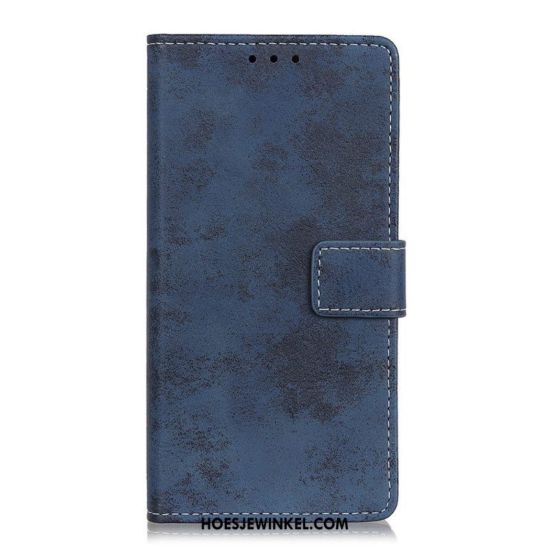 Folio-hoesje voor Samsung Galaxy M32 Vintage Kunstleer