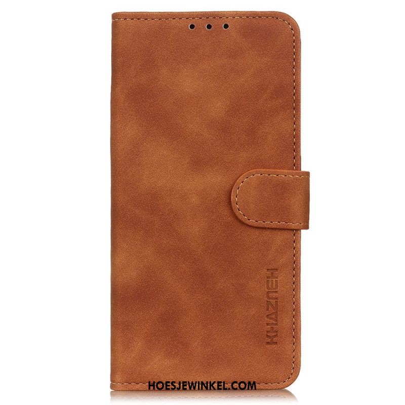 Folio-hoesje voor Samsung Galaxy M53 5G Khazneh Vintage Leereffect