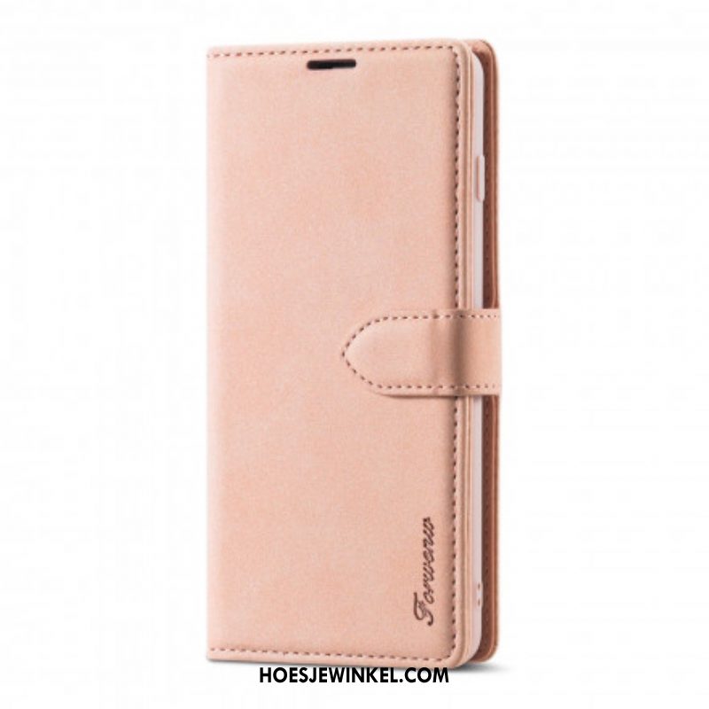 Folio-hoesje voor Samsung Galaxy S21 5G Kunstleer Forwenw