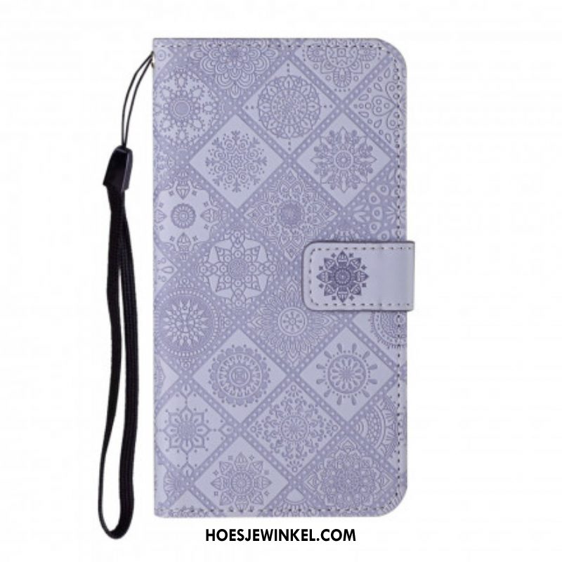 Folio-hoesje voor Samsung Galaxy S21 5G Tapijt Patroon