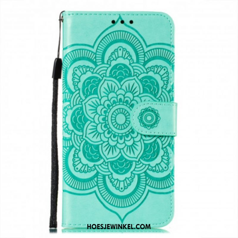 Folio-hoesje voor Samsung Galaxy S21 Ultra 5G Volledige Mandala