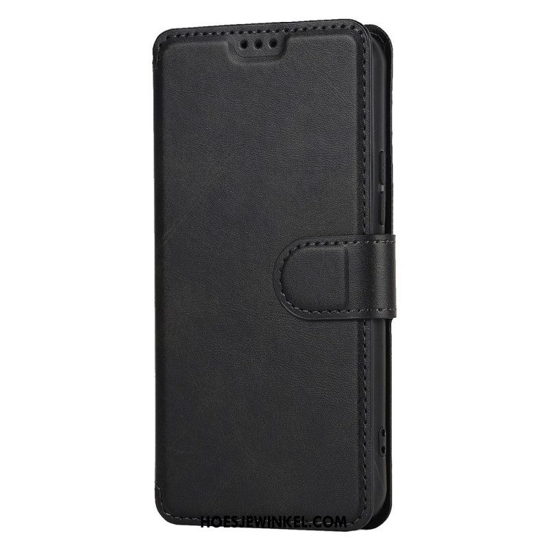 Folio-hoesje voor Samsung Galaxy S22 5G Mat Vintage Leereffect