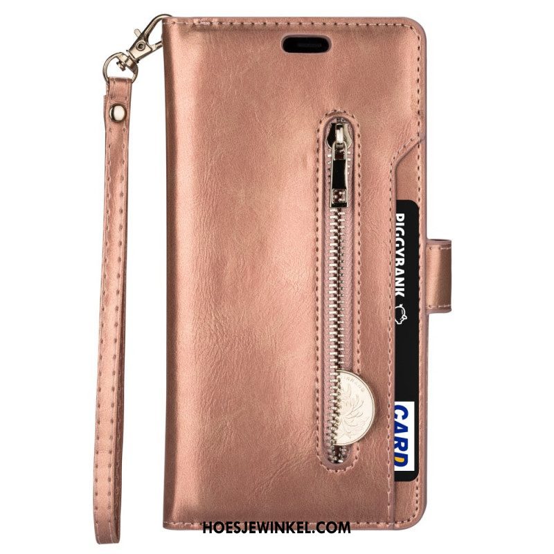 Folio-hoesje voor Samsung Galaxy S22 Plus 5G Portemonnee & Lanyard