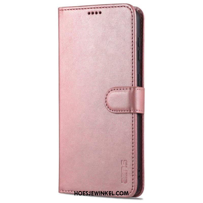 Folio-hoesje voor Samsung Galaxy S23 Plus 5G Azns Ledereffect