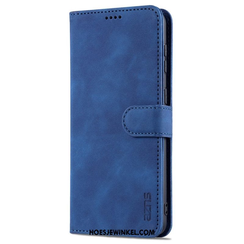 Folio-hoesje voor Samsung Galaxy S23 Plus 5G Azns Ledereffect