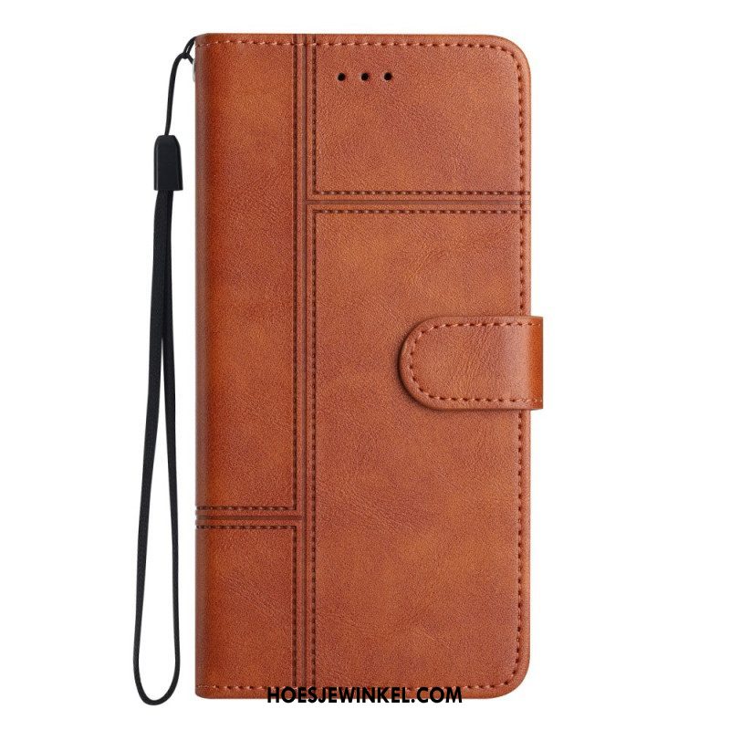 Folio-hoesje voor Samsung Galaxy S23 Plus 5G Met Ketting Zaken In Lanyard