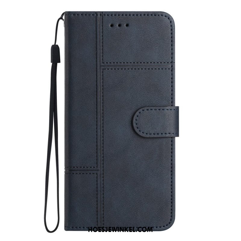 Folio-hoesje voor Samsung Galaxy S23 Plus 5G Met Ketting Zaken In Lanyard