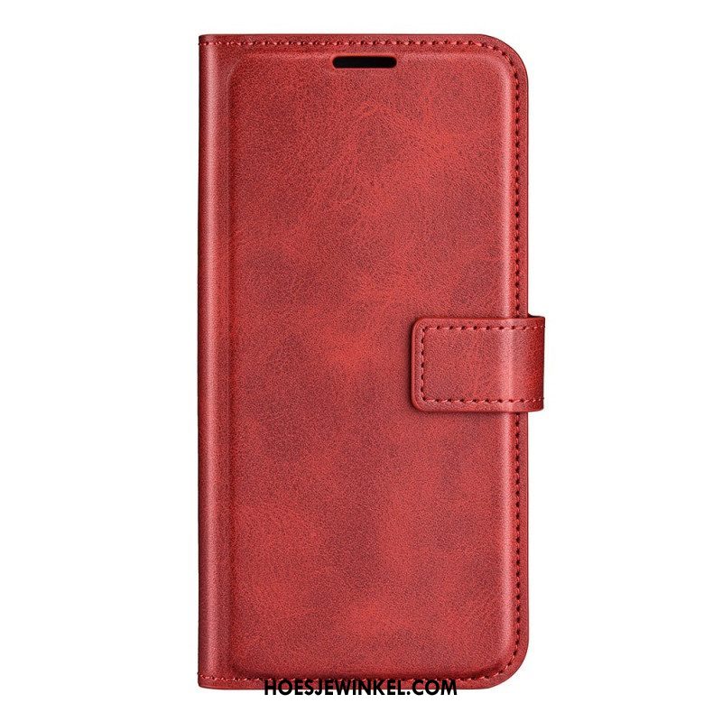 Folio-hoesje voor Samsung Galaxy S23 Plus 5G Stijl Leer Kleur