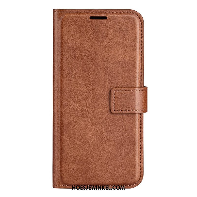 Folio-hoesje voor Samsung Galaxy S23 Plus 5G Stijl Leer Kleur