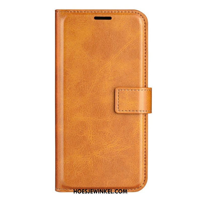 Folio-hoesje voor Samsung Galaxy S23 Plus 5G Stijl Leer Kleur