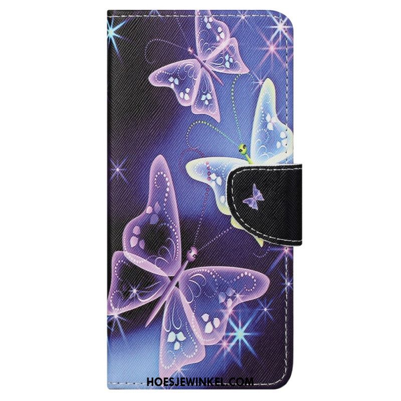 Folio-hoesje voor Samsung Galaxy S23 Ultra 5G Sublieme Vlinders