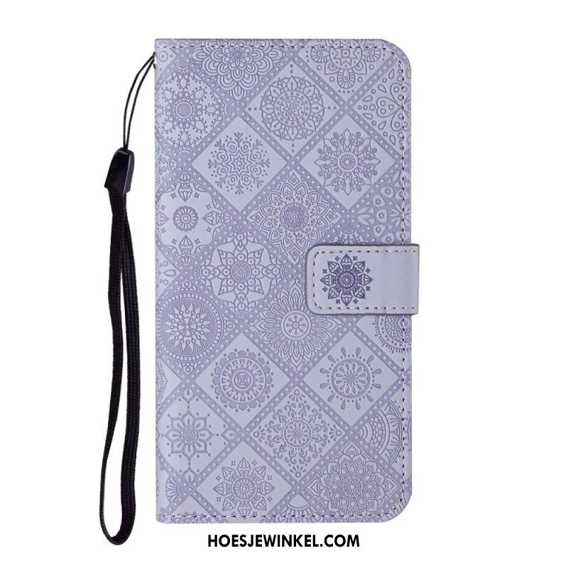 Folio-hoesje voor Samsung Galaxy S23 Ultra 5G Tapijt Patroon