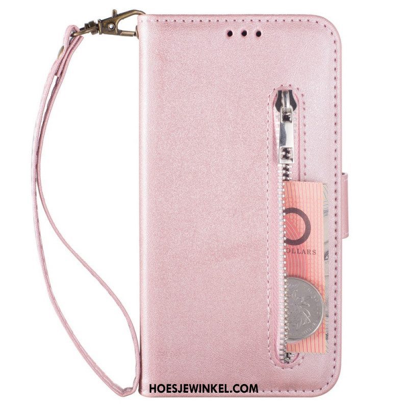 Folio-hoesje voor Samsung Galaxy Z Fold 3 5G Portemonnee Met Lanyard