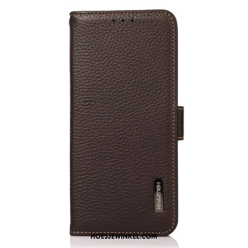 Folio-hoesje voor Sony Xperia 10 IV Lychee Leer Khazneh Rfid