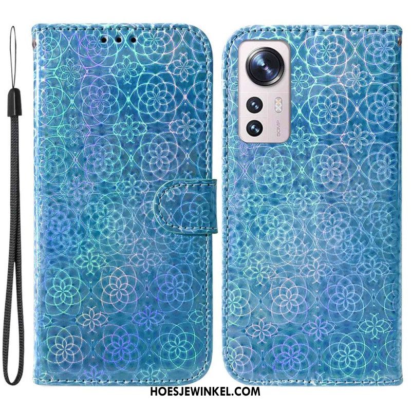 Folio-hoesje voor Xiaomi 12 / 12X Disco-stijl