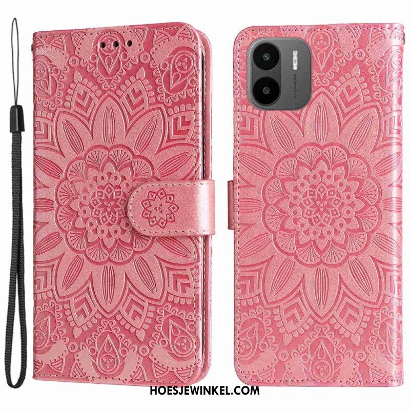 Folio-hoesje voor Xiaomi Redmi A1 Mandala-patroon