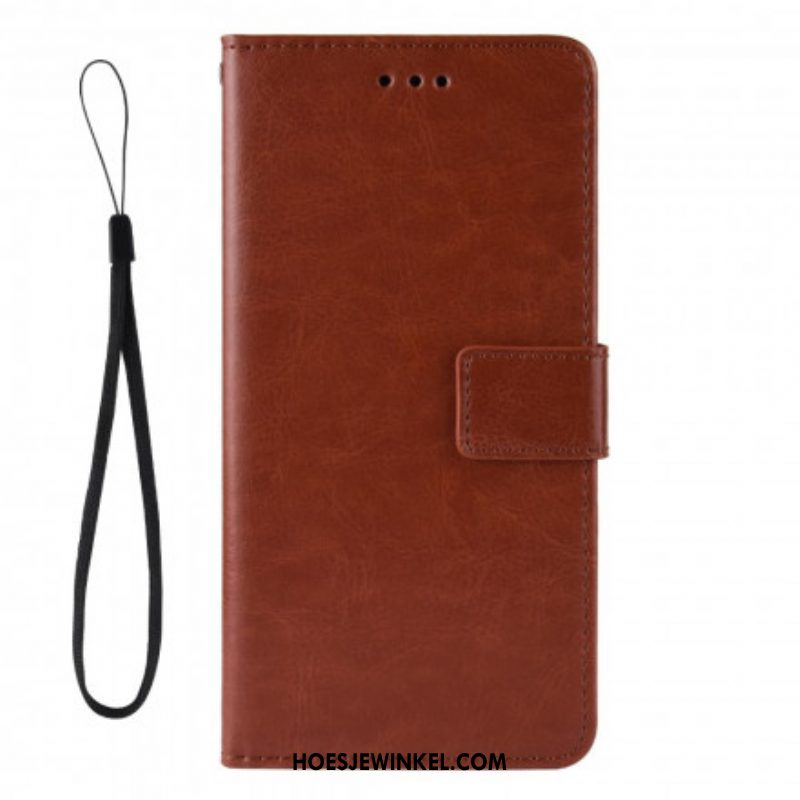 Folio-hoesje voor Xiaomi Redmi Note 10 / 10S Flitsend Kunstleer