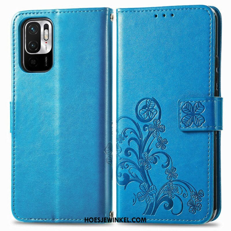 Folio-hoesje voor Xiaomi Redmi Note 10 5G Bloemen In De Wind