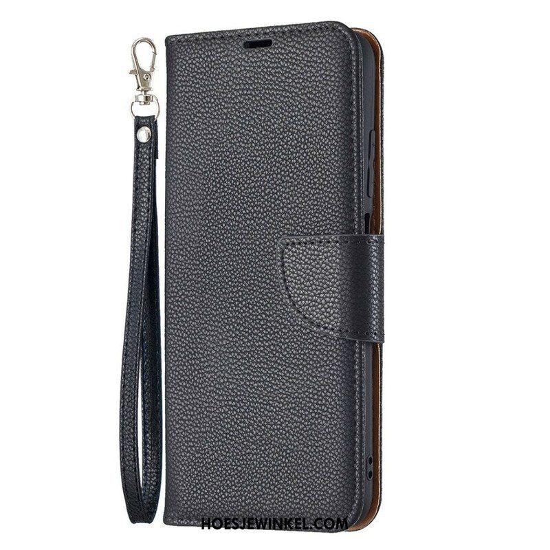 Folio-hoesje voor Xiaomi Redmi Note 10 5G Flip Case Lychee Rabat Schuin