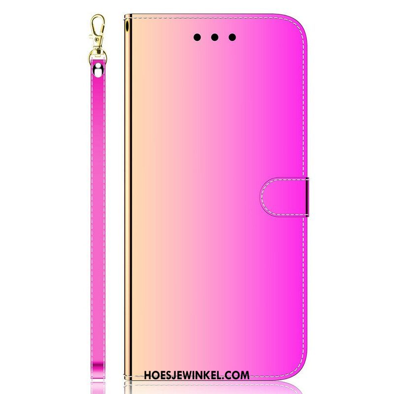 Folio-hoesje voor Xiaomi Redmi Note 10 5G Spiegelkap