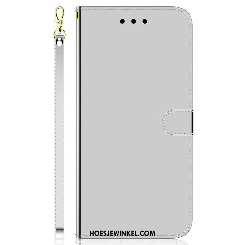 Folio-hoesje voor Xiaomi Redmi Note 10 5G Spiegelkap