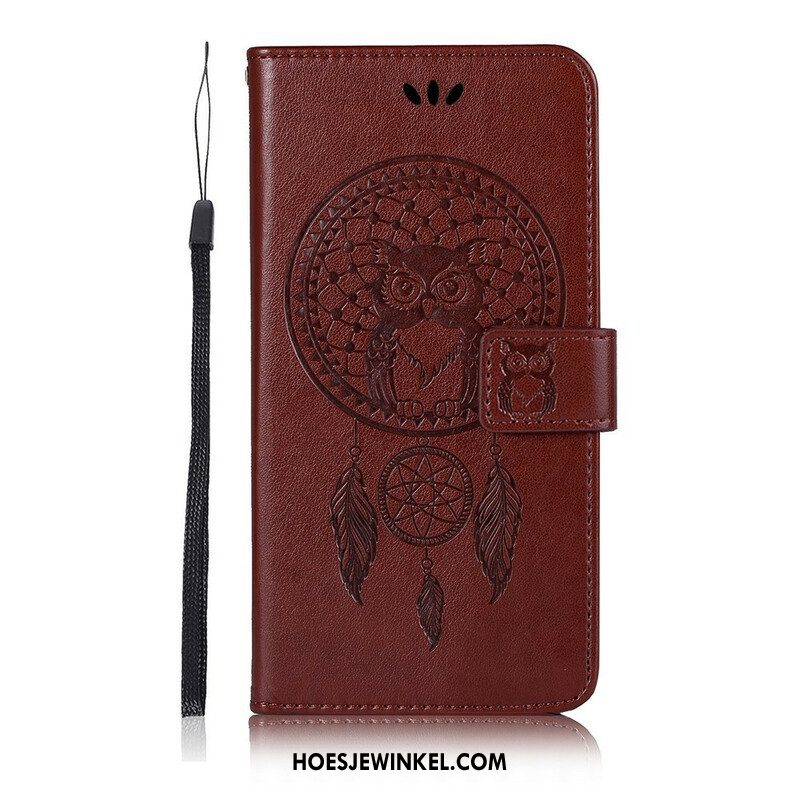 Folio-hoesje voor Xiaomi Redmi Note 10 5G Uil Dromenvanger