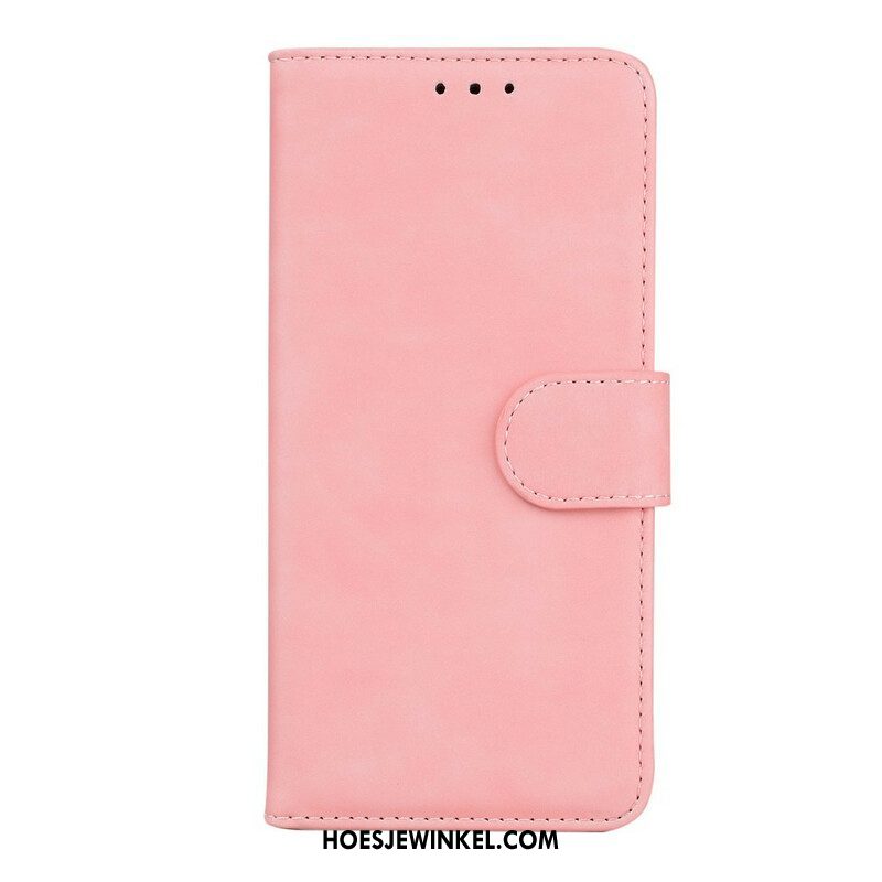 Folio-hoesje voor Xiaomi Redmi Note 10 5G Vintage Naaien