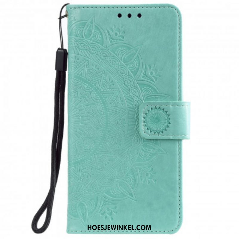 Folio-hoesje voor Xiaomi Redmi Note 10 5G Zon Mandala