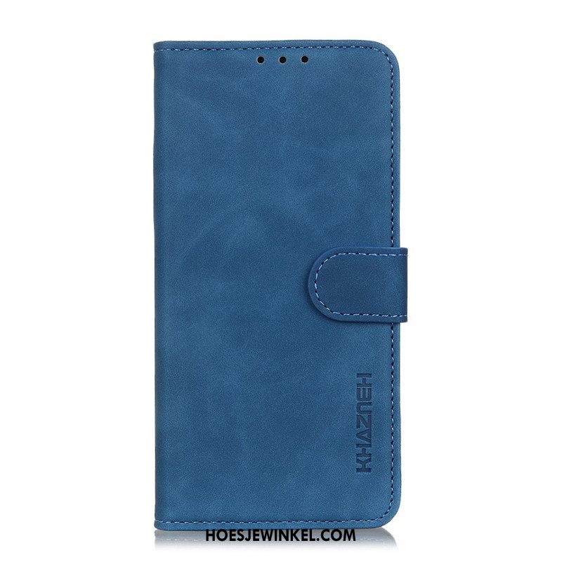 Folio-hoesje voor Xiaomi Redmi Note 11 Pro / 11 Pro 5G Khazneh Vintage Leereffect