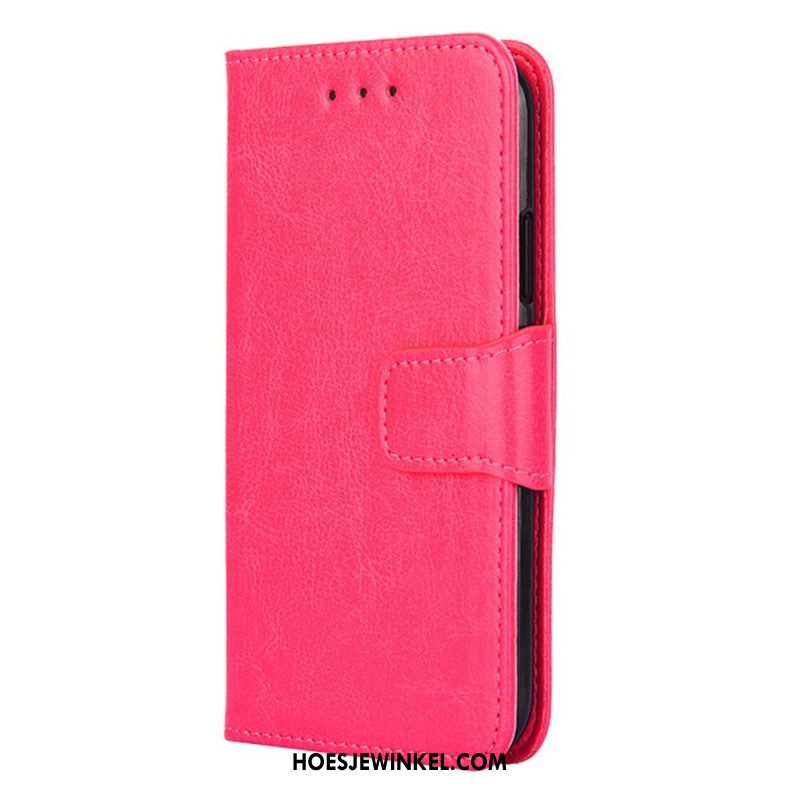 Folio-hoesje voor Xiaomi Redmi Note 11 Pro / 11 Pro 5G Retro Kunstleer