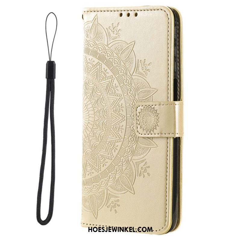 Folio-hoesje voor Xiaomi Redmi Note 11 Pro / 11 Pro 5G Zon Mandala