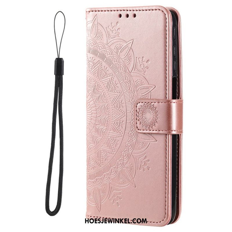 Folio-hoesje voor Xiaomi Redmi Note 11 Pro / 11 Pro 5G Zon Mandala