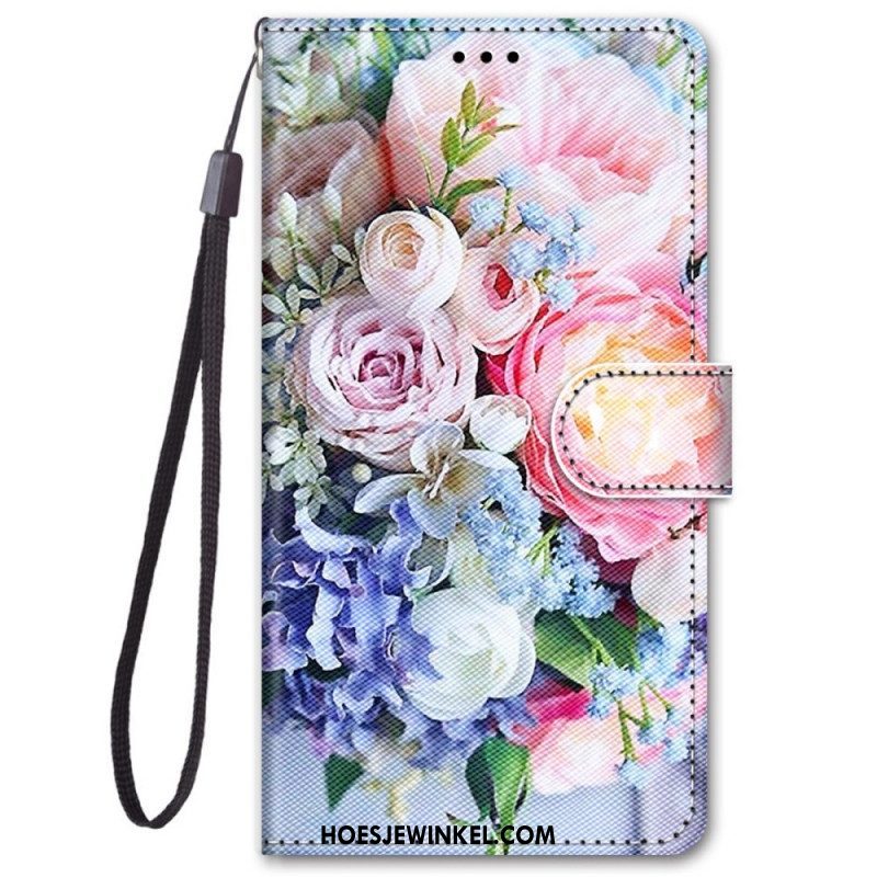 Folio-hoesje voor Xiaomi Redmi Note 11 Pro Plus 5G Bloemen Wonder