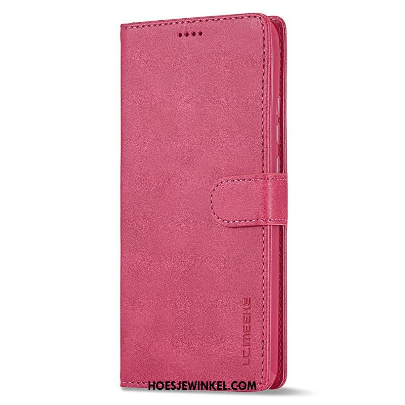 Folio-hoesje voor Xiaomi Redmi Note 12 4G Ledereffect Lc.imeeke