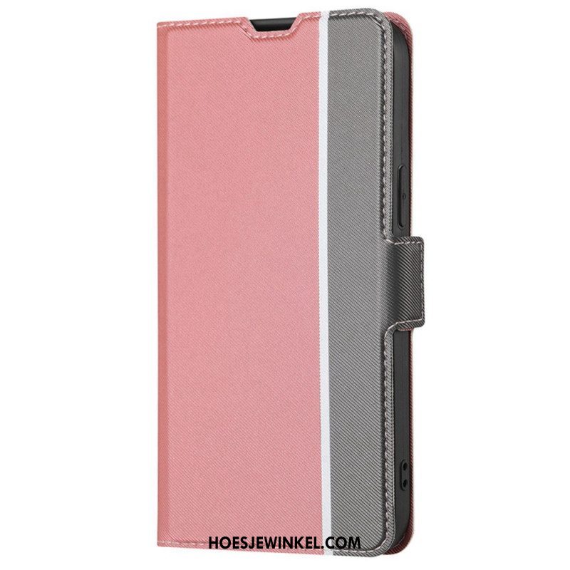 Folio-hoesje voor Xiaomi Redmi Note 12 Pro Plus Twee Toon