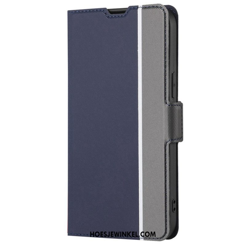 Folio-hoesje voor Xiaomi Redmi Note 12 Pro Plus Twee Toon