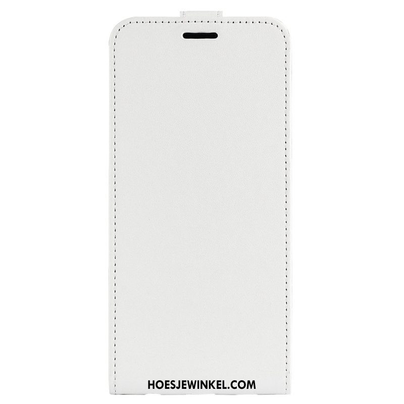 Folio-hoesje voor iPhone 14 Flip Case Verticale Flap Leer Effect