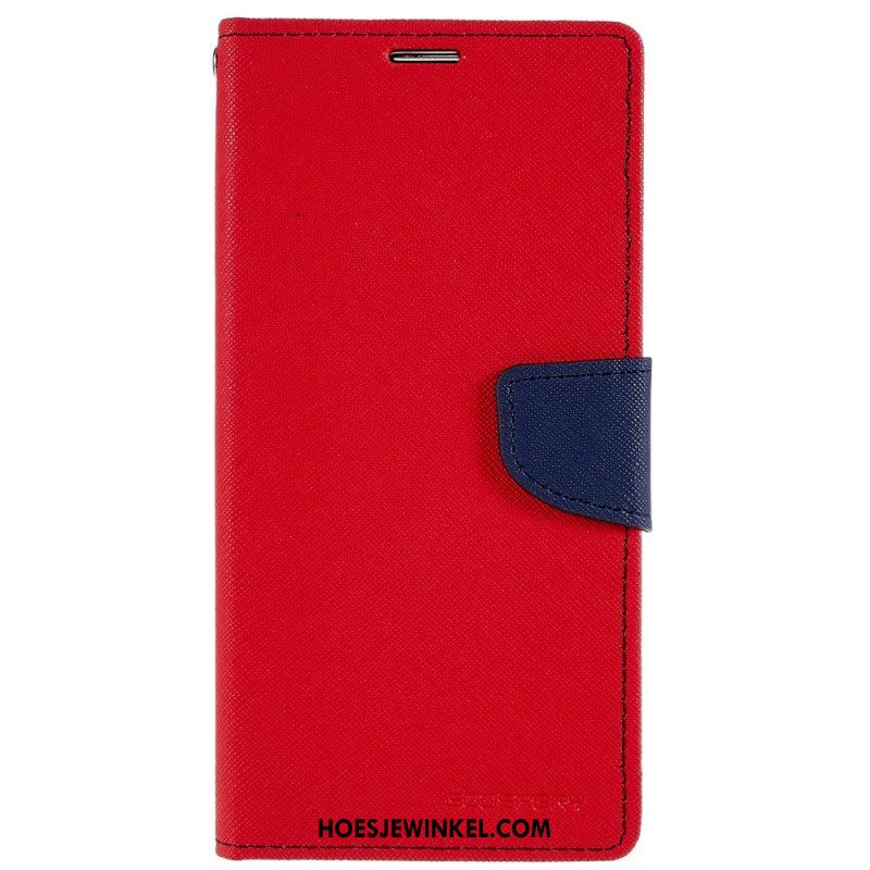 Folio-hoesje voor iPhone 14 Pro Max Tweekleurige Mercury Goospery