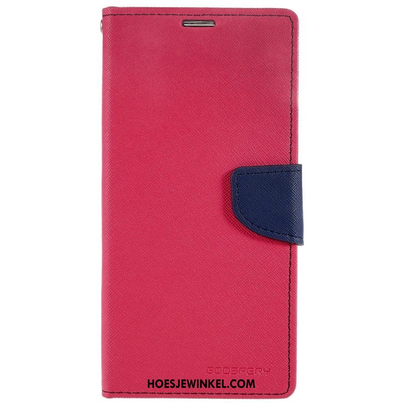 Folio-hoesje voor iPhone 14 Pro Max Tweekleurige Mercury Goospery