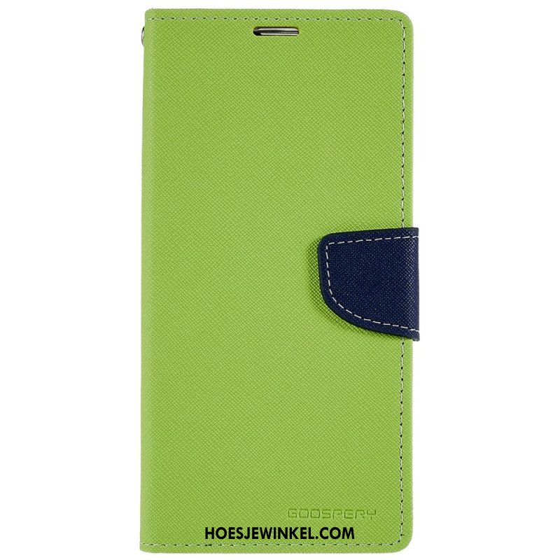 Folio-hoesje voor iPhone 14 Pro Max Tweekleurige Mercury Goospery