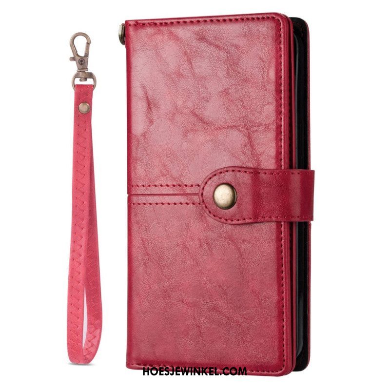 Folio-hoesje voor iPhone 14 Pro Max Vintage Multifunctioneel