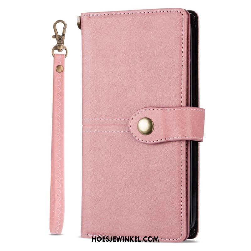 Folio-hoesje voor iPhone 14 Pro Max Vintage Multifunctioneel