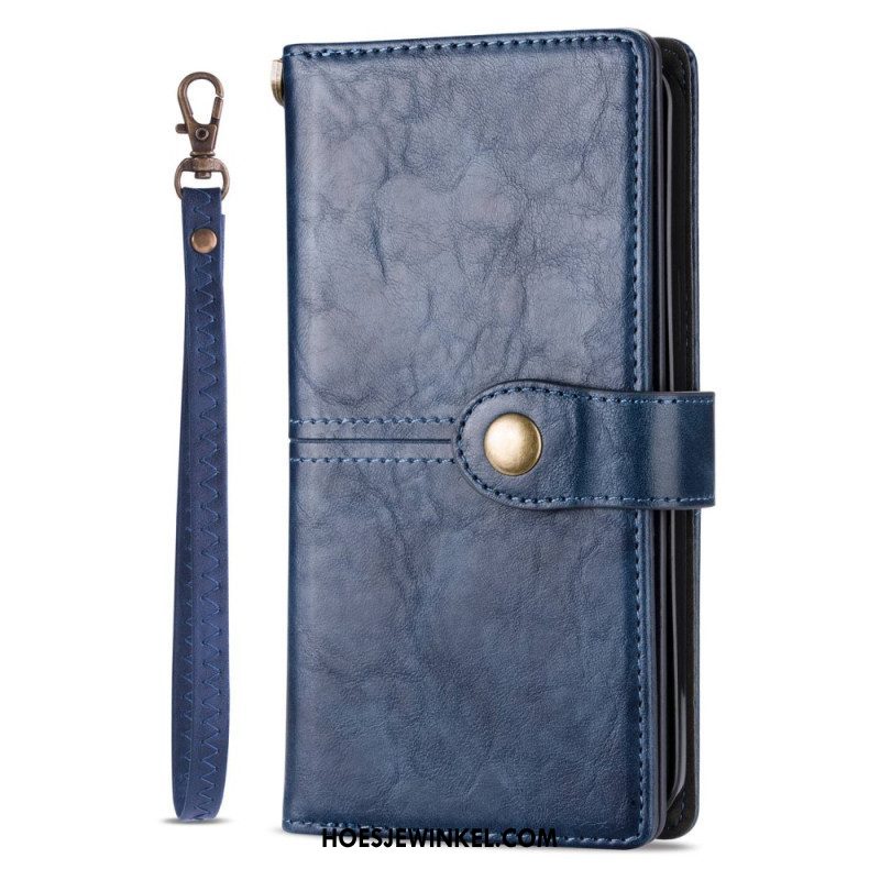 Folio-hoesje voor iPhone 14 Pro Max Vintage Multifunctioneel