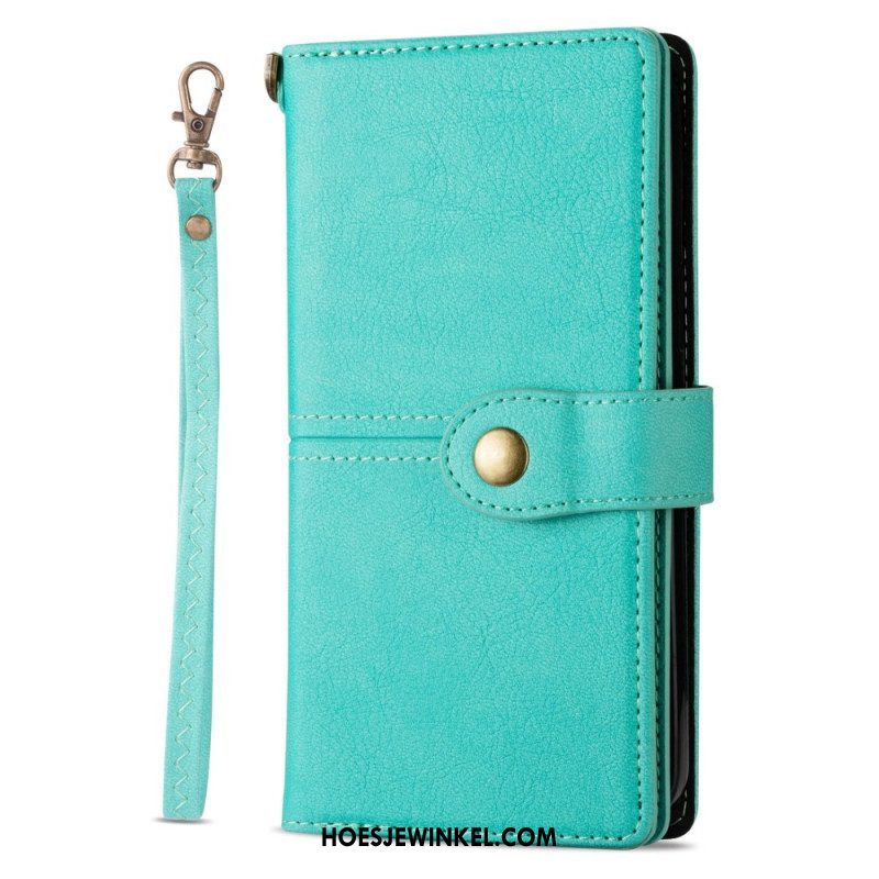 Folio-hoesje voor iPhone 14 Pro Vintage Multifunctioneel