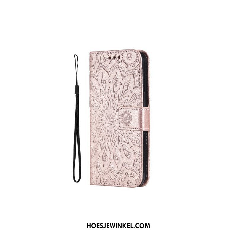 Folio-hoesje voor iPhone 15 Plus Mandala Zon